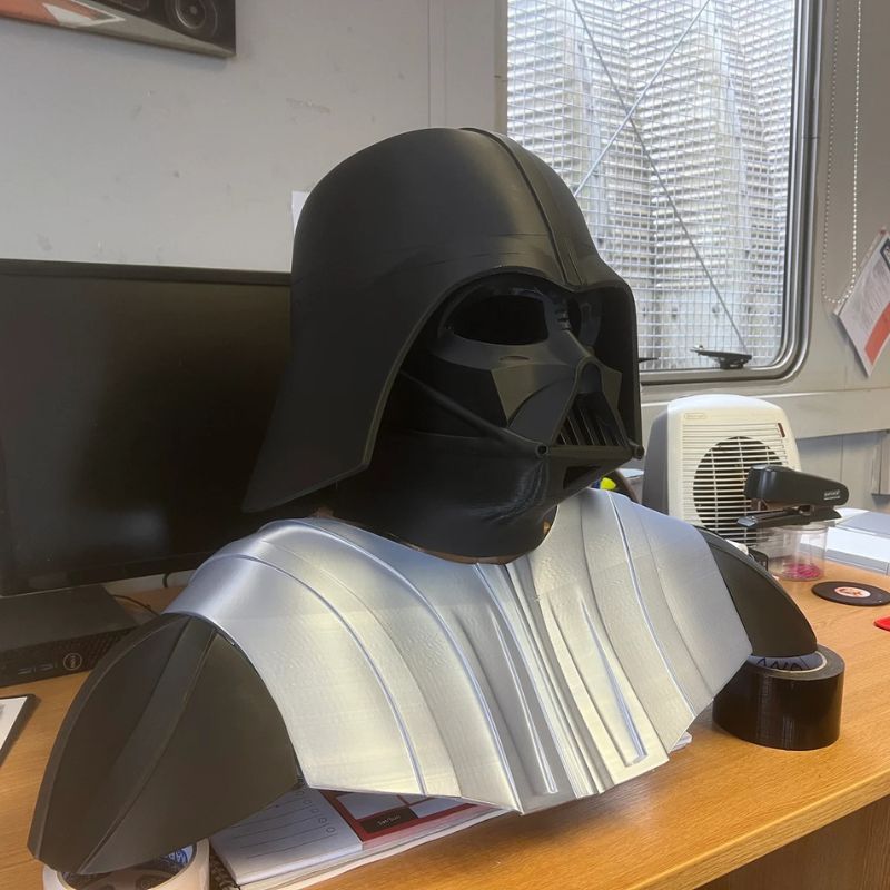 Darth Vader Rogue One Shoulder And Helmet Armour - Image 4