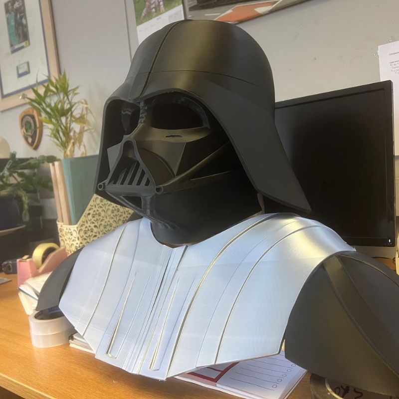 Darth Vader Rogue One Shoulder And Helmet Armour (5)