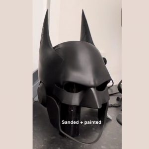 Bat Shaped Cowl For Display Only